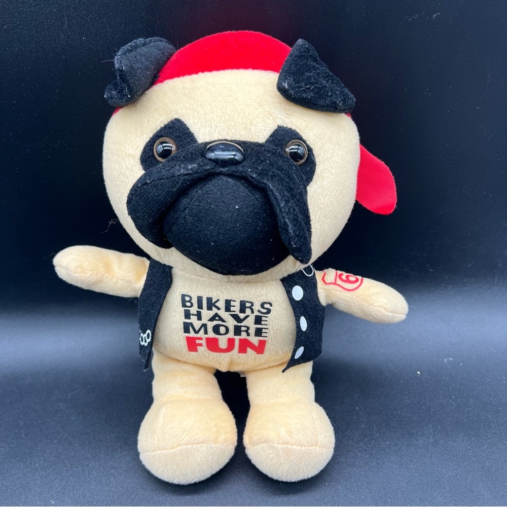 Peek A Boo Toys Bikers Have More Fun Bulldog 12” Plush